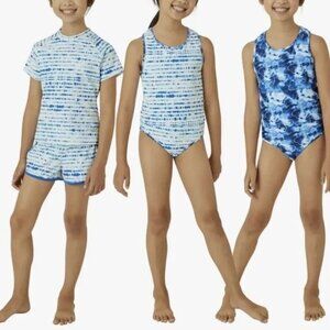 Eddie Bauer Youth 4-Piece Swim Set, Reversible Size M (10/12)